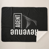 Agent Job Titel Geschenk Sherpadecke (Vorderseite (Horizontal))
