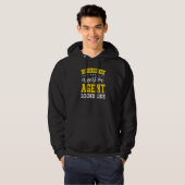 Agent Job Titel Mitarbeiter Funny Worker A Hoodie (Vorne ganz)