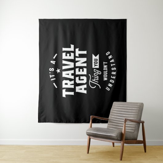 Agent-Jobgeschenk Wandteppich (Beispiel)