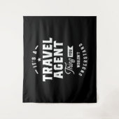 Agent-Jobgeschenk Wandteppich (Vorderseite)