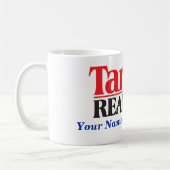 Agent-Kaffeetasse Tarbell Realtors personalisierte Kaffeetasse (Links)