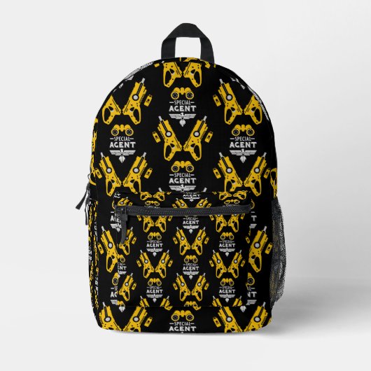 Agent-Kid Bedruckter Rucksack (Vorderseite)