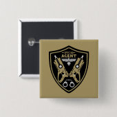 Agent-Kid Button (Vorne & Hinten)