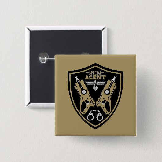 Agent-Kid Button (Vorne & Hinten)