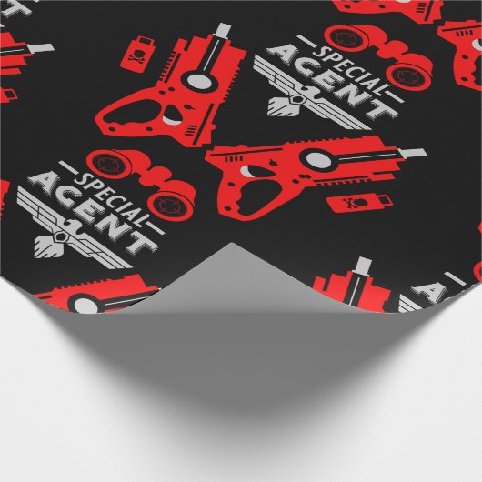 Agent-Kid Geschenkpapier (Ecke)