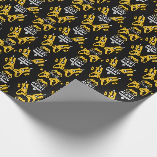 Agent-Kid Geschenkpapier (Ecke)