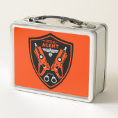 Agent-Kid Metall Brotdose (Rückseite)