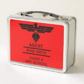 Agent-Kid Metall Brotdose (Rückseite)