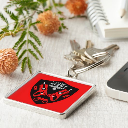 Agent-Kid Schlüsselanhänger (Seite)