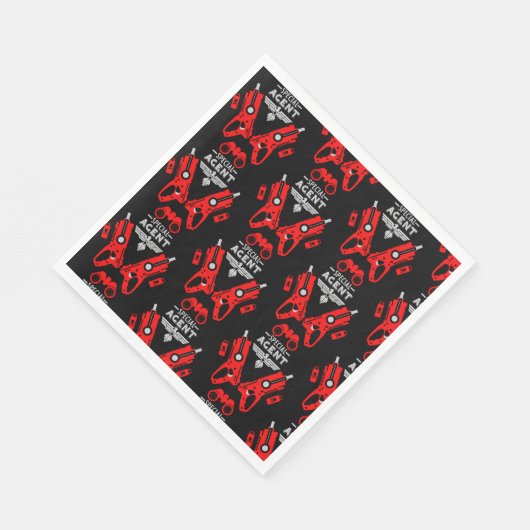 Agent-Kid Serviette (Ecke)