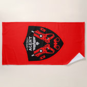 Agent-Kid Strandtuch (Vorderseite)