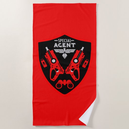 Agent-Kid Strandtuch (Vorderseite)