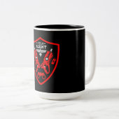 Agent-Kid Zweifarbige Tasse (VorderseiteRechts)
