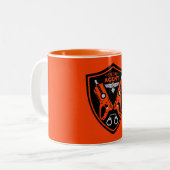 Agent-Kid Zweifarbige Tasse (Vorderseite Links)
