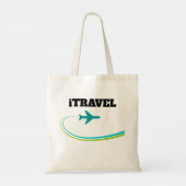 Agent-Logo-Geschäft für Flugzeuge Tragetasche (Rückseite)