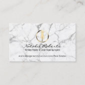 Agent-Marmor des öffentlichen Goldschmiedetts Visitenkarte (Vorderseite)