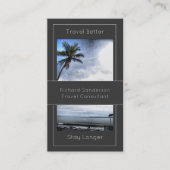 Agent mit QR-Code Visitenkarte (Vorderseite)