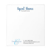 Agent Name Personalisiert Notizblock (Vorderseite)