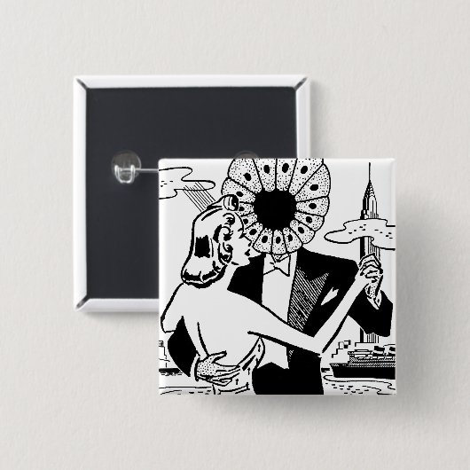 Agent Null-Taste Button (Vorne & Hinten)