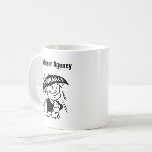Agent oder Agentur für Versicherungen anpassen Kaffeetasse (Vorderseite Links)