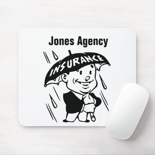 Agent oder Agentur für Versicherungen anpassen Mousepad (Mit Mouse)