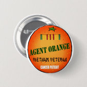 AGENT-ORANGE BUTTON (Vorne & Hinten)