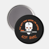 Agent Orange das Geschenk DUNK Magnet (Vorderseite/Rückseite)