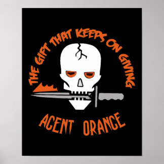 Agent Orange das Geschenk DUNK Poster