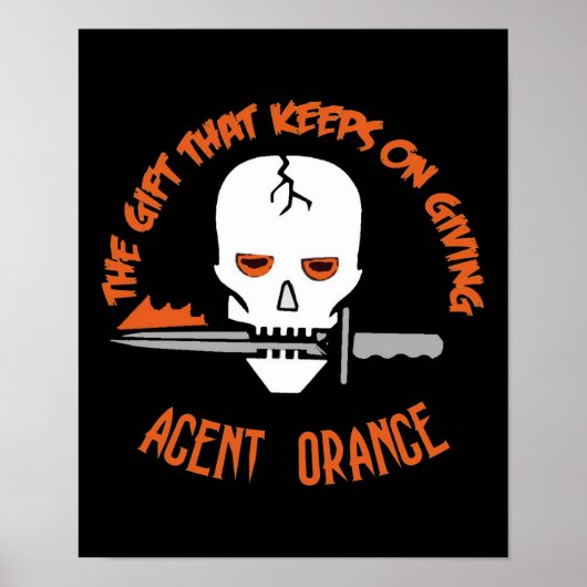 Agent Orange das Geschenk DUNK Poster (Vorne)