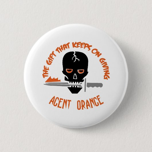 Agent-Orange das Geschenk LICHT Button (Vorderseite)