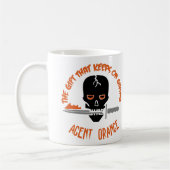 Agent-Orange das Geschenk LICHT Kaffeetasse (Links)