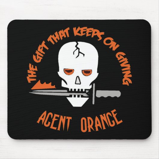 Agent-Orange die Geschenk DUNKELHEIT Mousepad (Vorne)