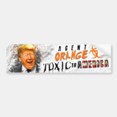 Agent-orange Donald- TrumpAutoaufkleber Autoaufkleber (Vorne)