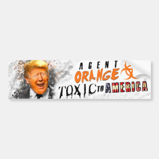 Agent-orange Donald- TrumpAutoaufkleber Autoaufkleber