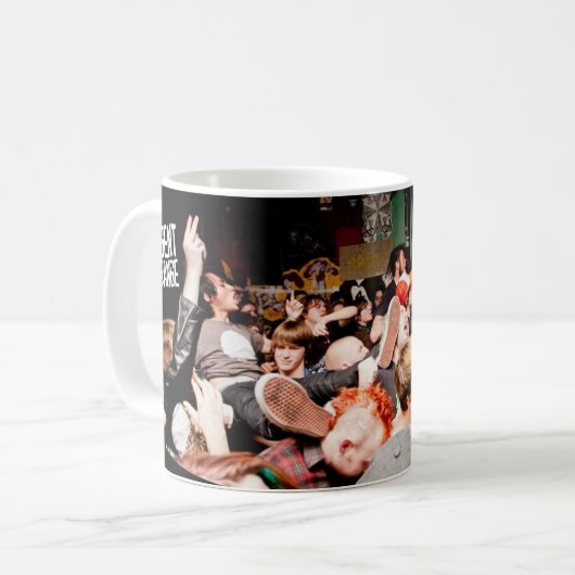 AGENT ORANGE "Knall-Gruben-" Kaffeetasse (Vorderseite Links)