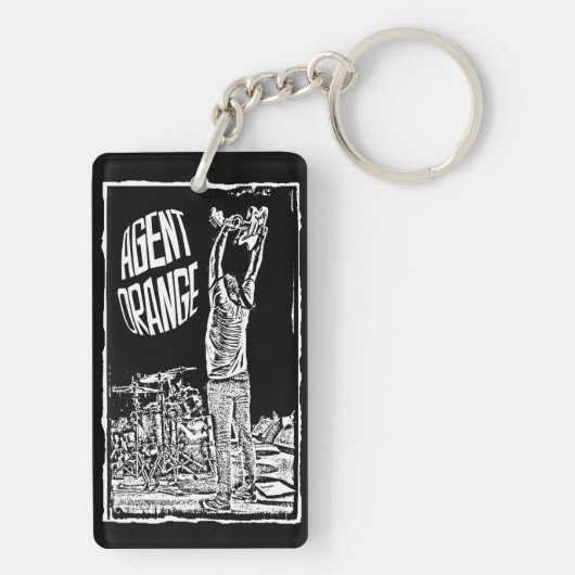 Agent Orange "Overhead" Schlüsselanhänger 2-seitig (Rückseite)