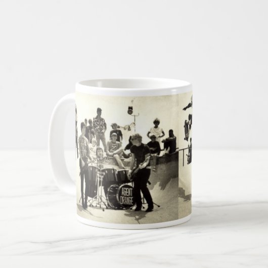 Agent orange "SkateVisions" Kaffee-Tasse Kaffeetasse (Vorderseite Links)