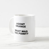 Agent Orange Tasse (Vorderseite Links)