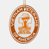 Agent orange VVA Keramikornament (Rechts)