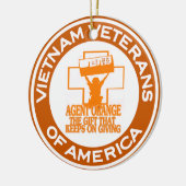 Agent orange VVA Keramikornament (Links)