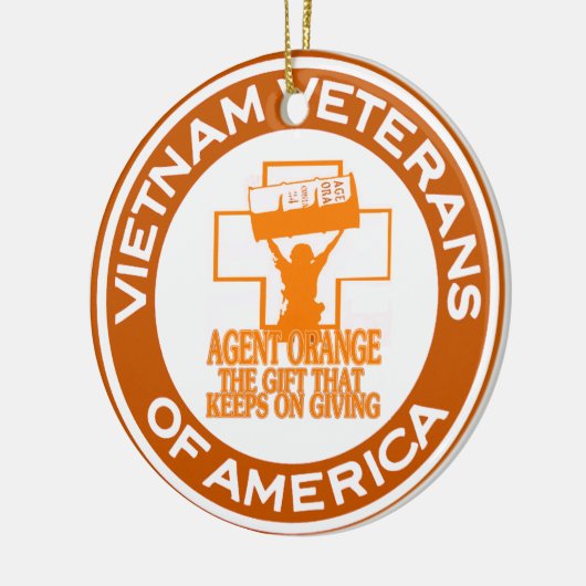 Agent orange VVA Keramikornament (Links)