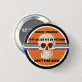 Agent-Orangen-Knopf Button (Vorne & Hinten)