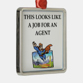 AGENT ORNAMENT AUS METALL (Rechts)