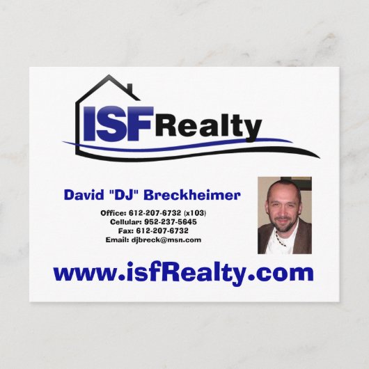 Agent Postkarten (Bearbeiten & personalisieren Sie (Vorderseite)