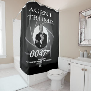 Agent Präsident Donald Trump Tag der Amtseinführun Duschvorhang