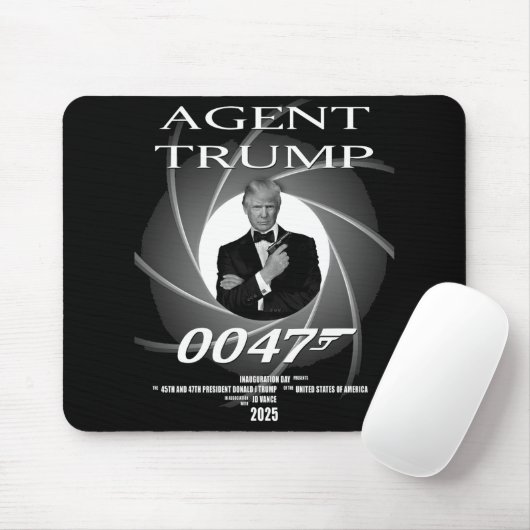 Agent Präsident Donald Trump Tag der Amtseinführun Mousepad (Mit Mouse)