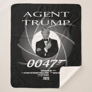 Agent Präsident Donald Trump Tag der Amtseinführun Sherpadecke