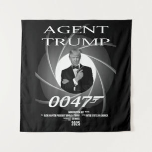 Agent Präsident Donald Trump Tag der Amtseinführun Wandteppich