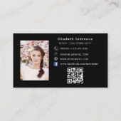 Agent QR-Code für den Notar Visitenkarte (Rückseite)