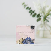 Agent Quadratische Visitenkarte (Stehend Vorderseite)